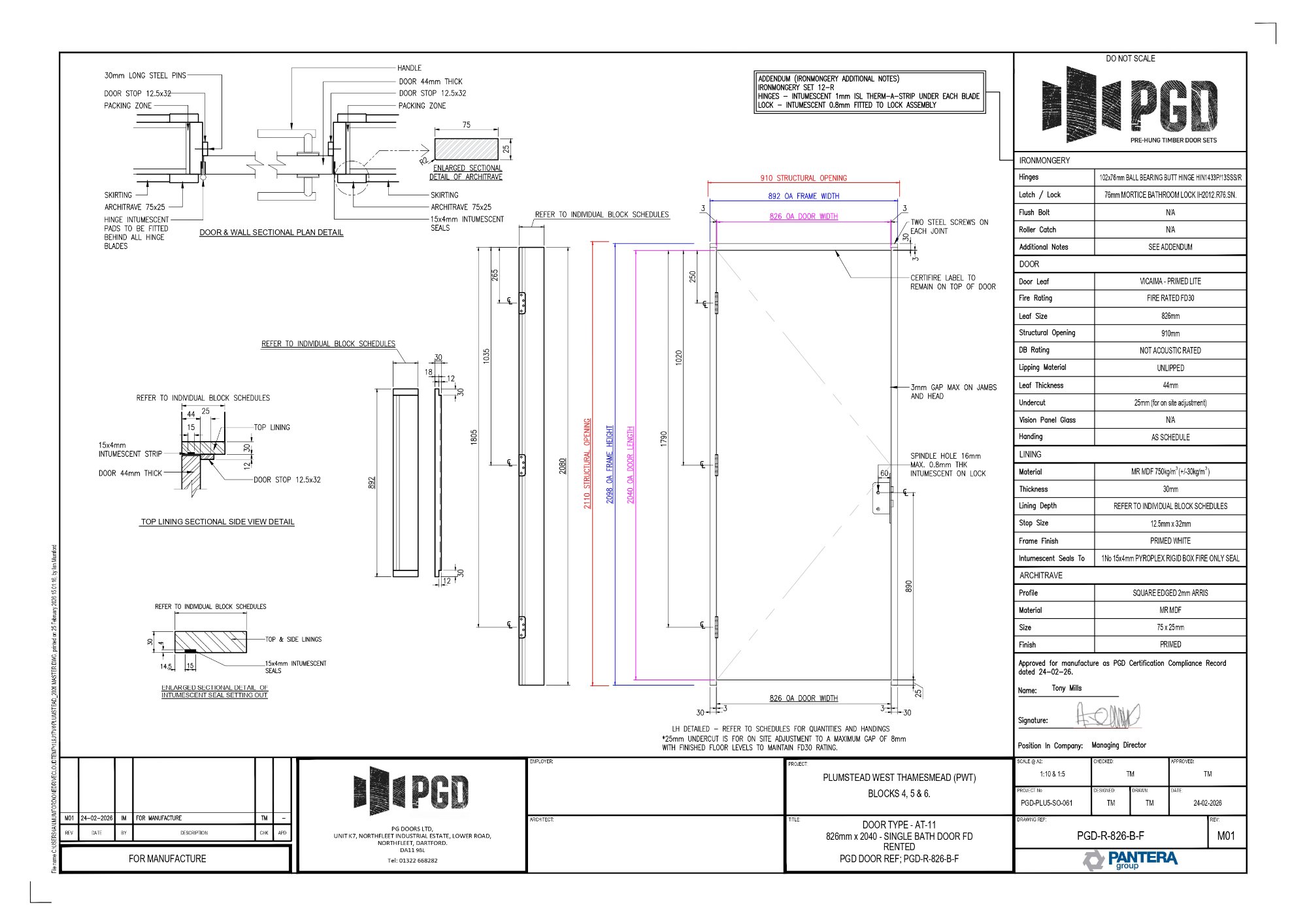 Design - Technical specification drawing